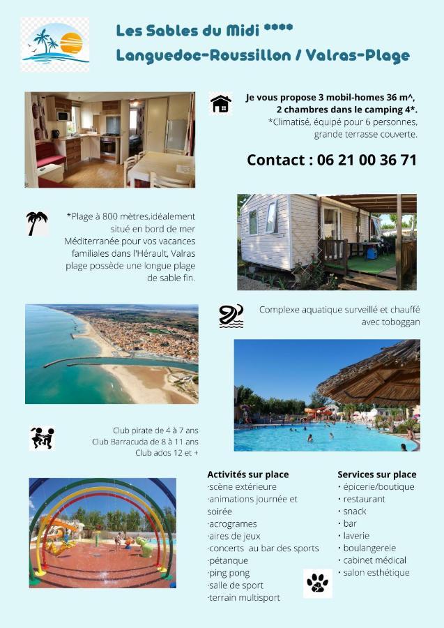 Les Sables Du Midi Hotel Valras-Plage Luaran gambar