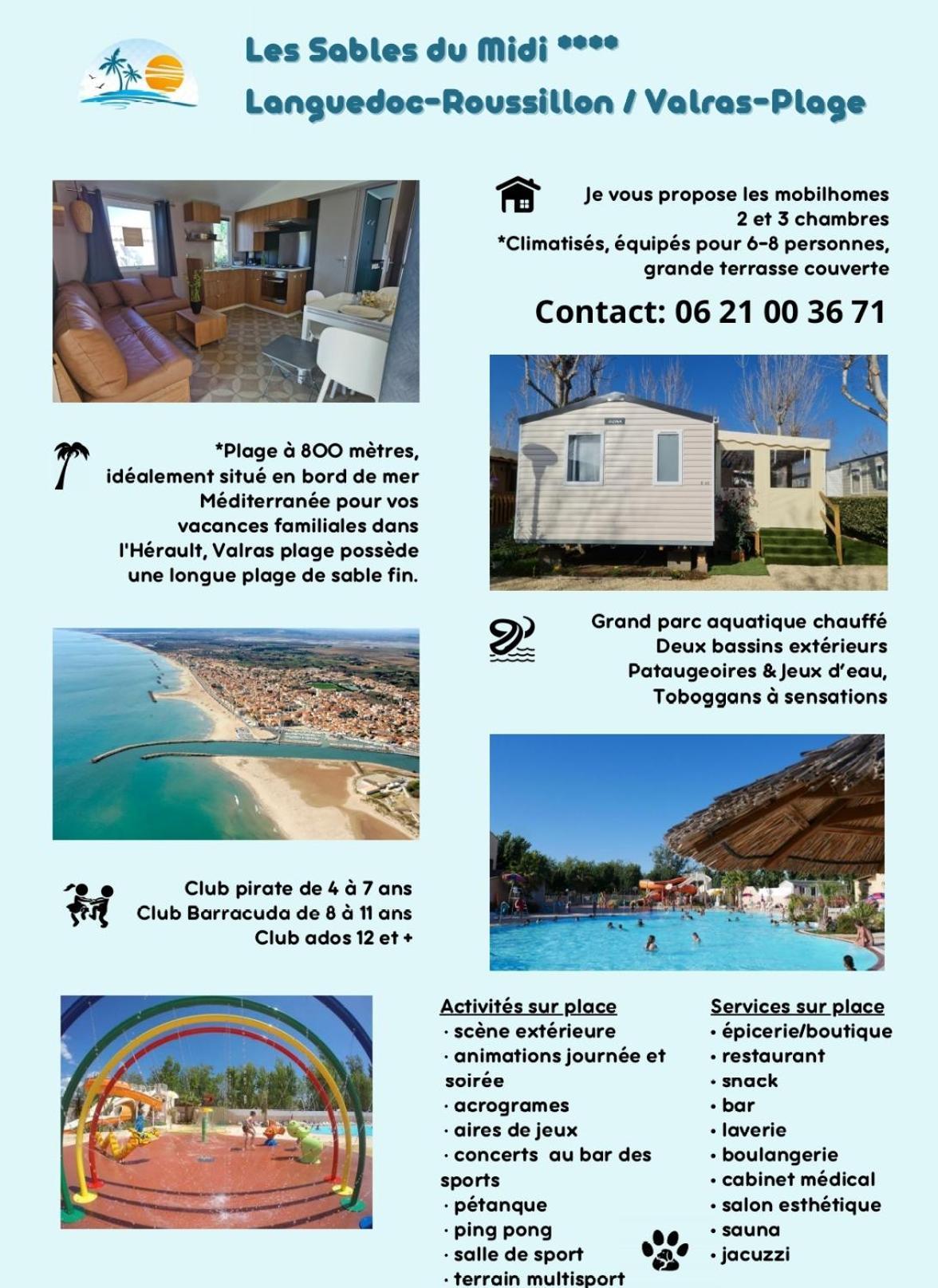 Les Sables Du Midi Hotel Valras-Plage Luaran gambar